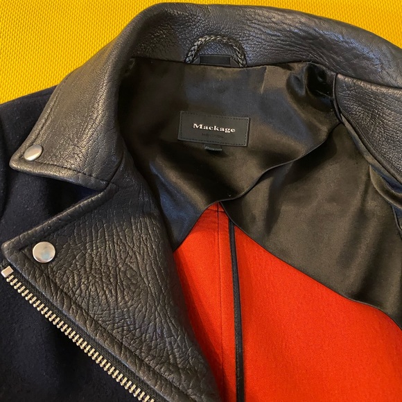 Mackage wool jacket (Navy) - Picture 4 of 7